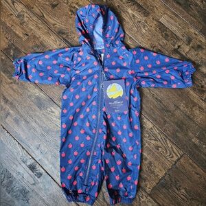 BABY BODEN RAIN ZIP UP ONESIE NWT SIZE 6-12 MONTH